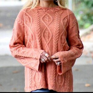 GRACE Cable Knit Sweater